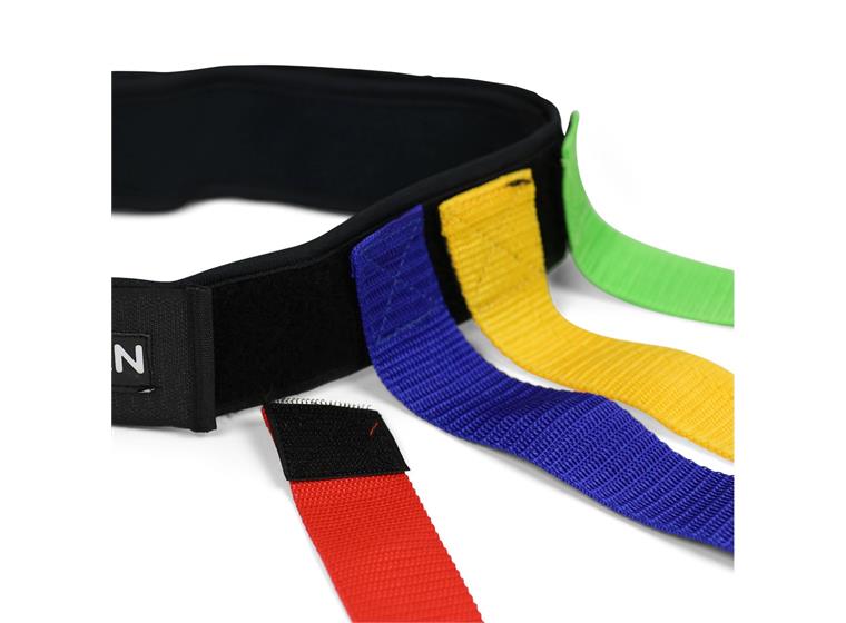 Flaggfotboll  / Tjuva svans Tag Belt med kardborre set med 15 st.