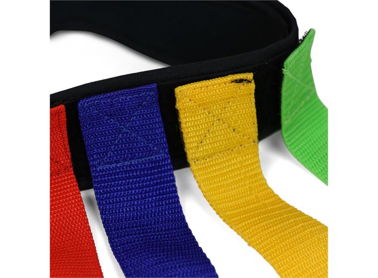 Flaggfotboll  / Tjuva svans Tag Belt med kardborre set med 15 st.