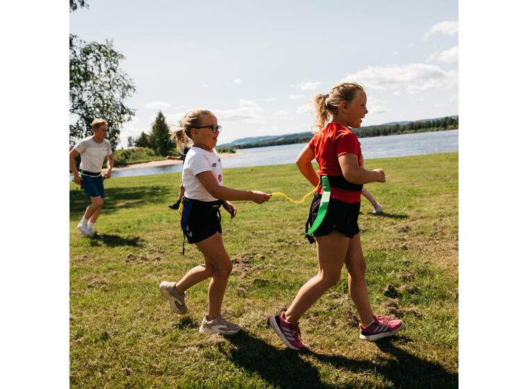 Flaggfotboll  / Tjuva svans Tag Belt med kardborre set med 15 st.