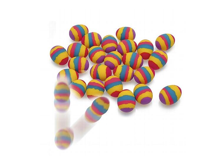 Flummy-Egg Reaction balls 24 st Äggformade lekbolllar 