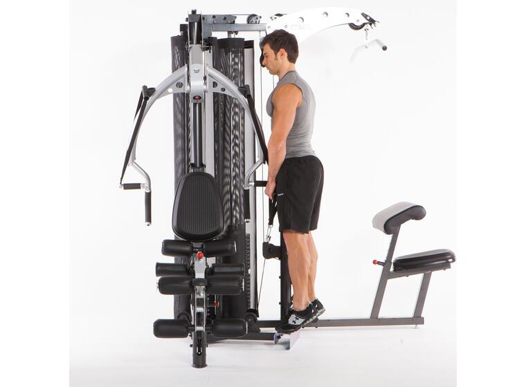 Multigym Gym M5 | 2 st viktmagasin Komplett träningsmaskin för 2 personer 