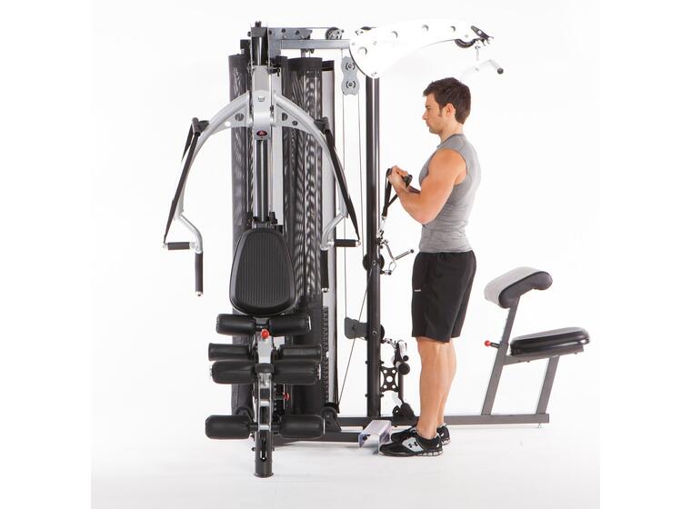 Multigym Gym M5 | 2 st viktmagasin Komplett träningsmaskin för 2 personer 