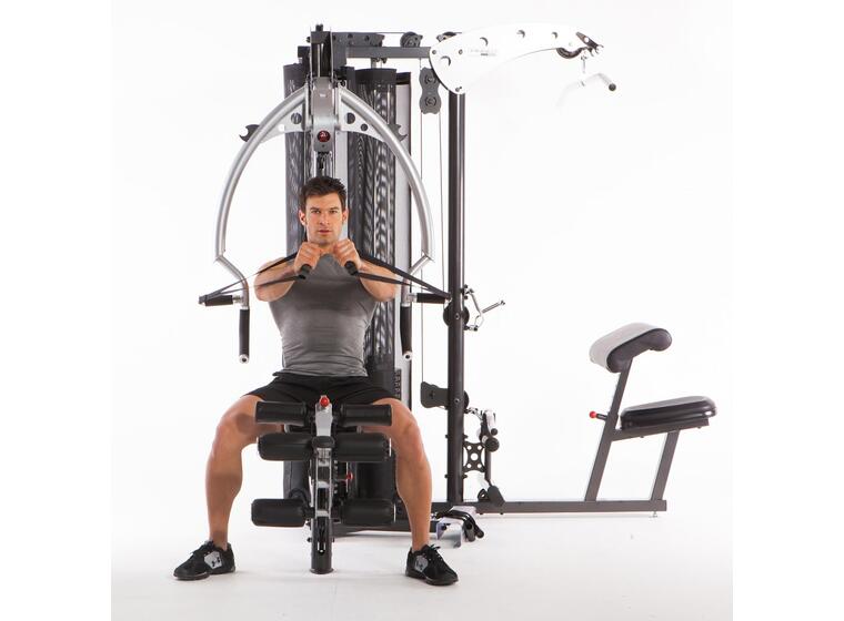 Multigym Gym M5 | 2 st viktmagasin Komplett träningsmaskin för 2 personer 
