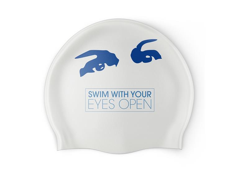 Badmössa - Swim With Your Eyes Open Silikonmössa - Suede