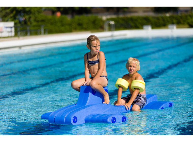 Flytleksak  Ubåt | 195x92x45 cm Badflotte | Vattenlek i bassäng | Pool 