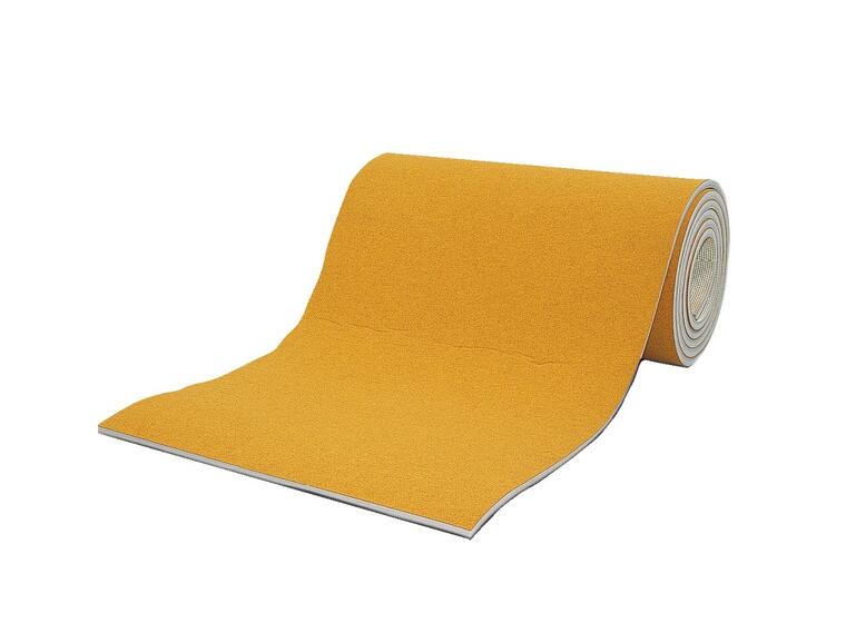 Gymnastikmatta på rulle Super 3,5 cm Pris per meter | Gul | B: 200 cm 