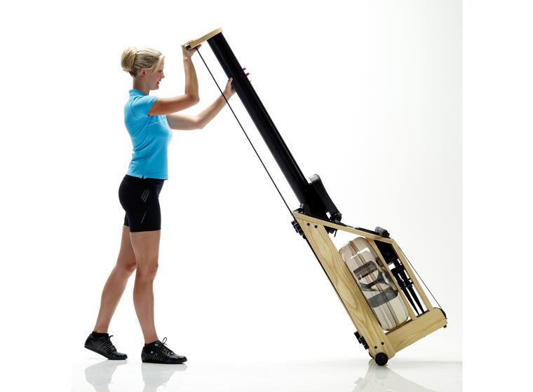 Roddmaskin i trä med vattenmotstånd WaterRower i träslaget ek 