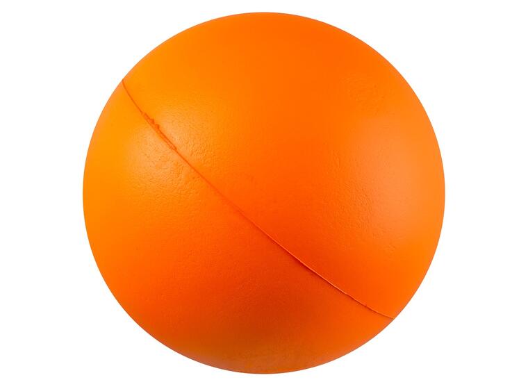 Skumboll PU-skum 18 cm orange Mjuk lekboll med bra studs 