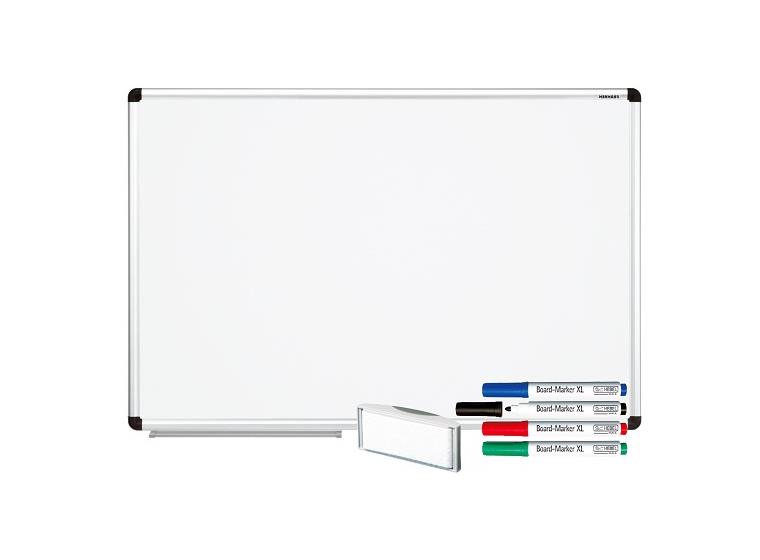 Tavla whiteboard 90x60 cm magnetisk tavla med pennor och torkare