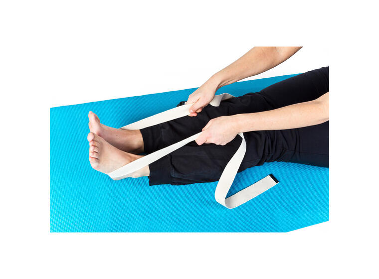 Yogabälte Naturfärgat 182 cm | Justerbart 