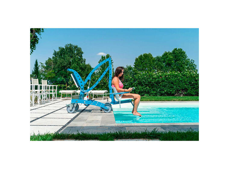 Basänghiss Ecopool |  Tål 140 kg Poollyft | Elektrisk 