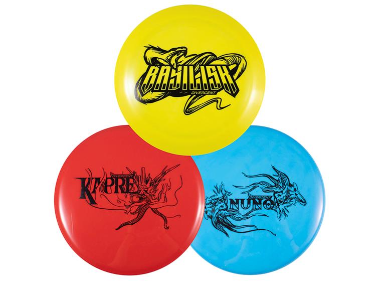 Disc Golf set Divergent Max Performance Komplett set til frisbeegolf