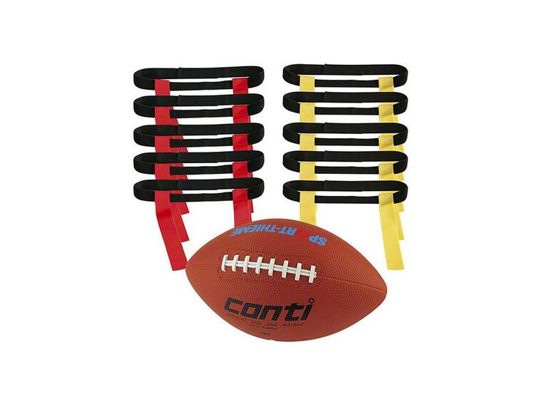 Flagg fotball set | Senior 2x5 bälten| Boll 