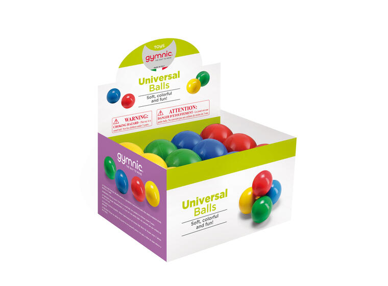 Freeball 12,5 cm Maxi 24 st. Set med 24 bollar 