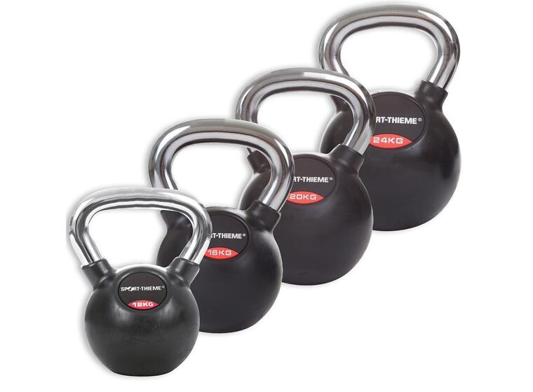 Kettlebell Sport-Thieme Gummerade | 4 st 12 till 24 kg 