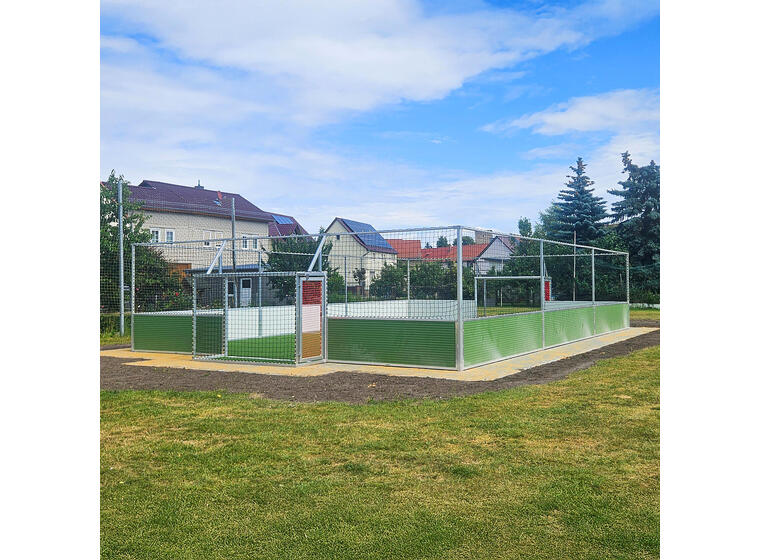 Multiarena Arena Pro 10 × 7 m Robust plan med integrerade mål 
