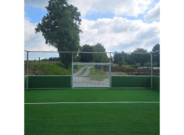 Multiarena Arena Pro 10 × 7 m Robust plan med integrerade mål 