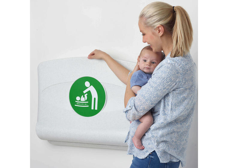 Skötbord Vägghängt Horisontalt Magrini | 76x58x14,5 cm 