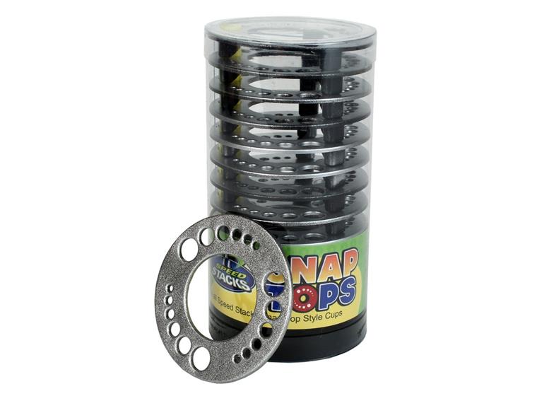 Speed Stacks Snap Tops 12 st. Atomic Silver