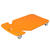 Rullbräda Pedalo Safety Orange 60x35x8cm | Förskola och skola 