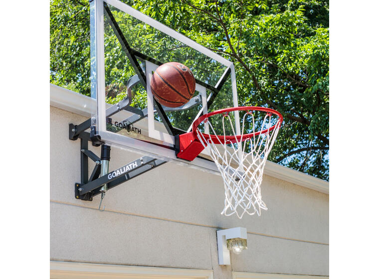Basketbollstativ vägghängt med korg Höjdjustering | Inne och Ute 