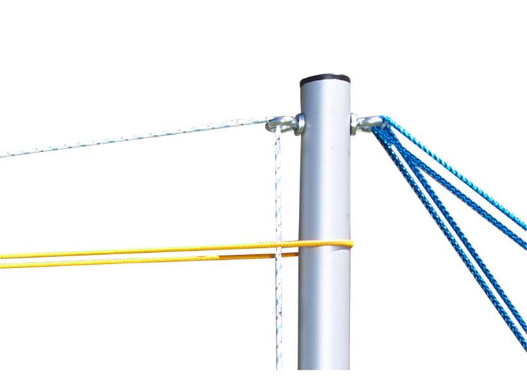 Beachvolleybollset SunVolley Standard+ Nät 9,5 m| Stolpar| Banmarkering| Bag