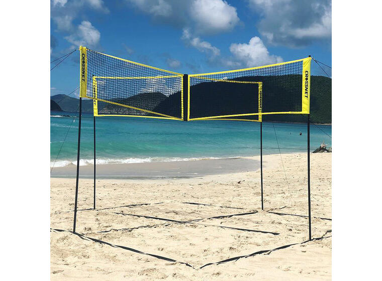 Crossnet Volleyboll Set Kryssnät | Stolpar | Planmarkering 