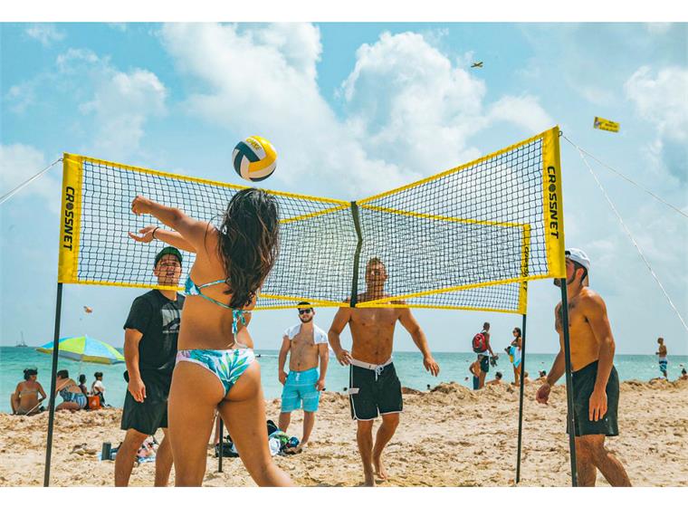 Crossnet Volleyboll Set Kryssnät | Stolpar | Planmarkering