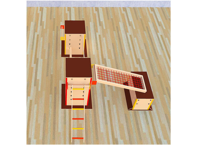 Cube Sports Kids Set 1 | Parkour Klätterbana Liten | Förskola 