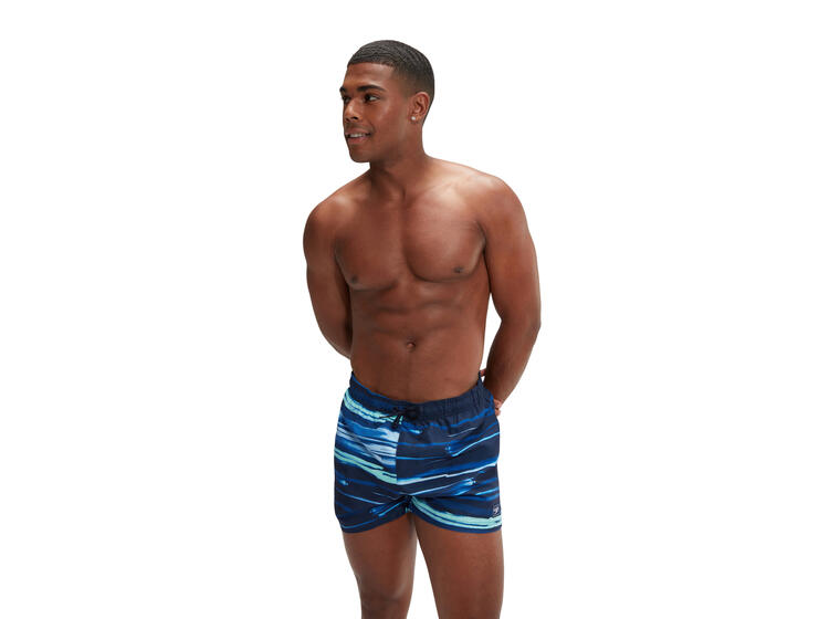 Printed Leisure 14 Badshorts S Speedo | Blå | ECO Poly 