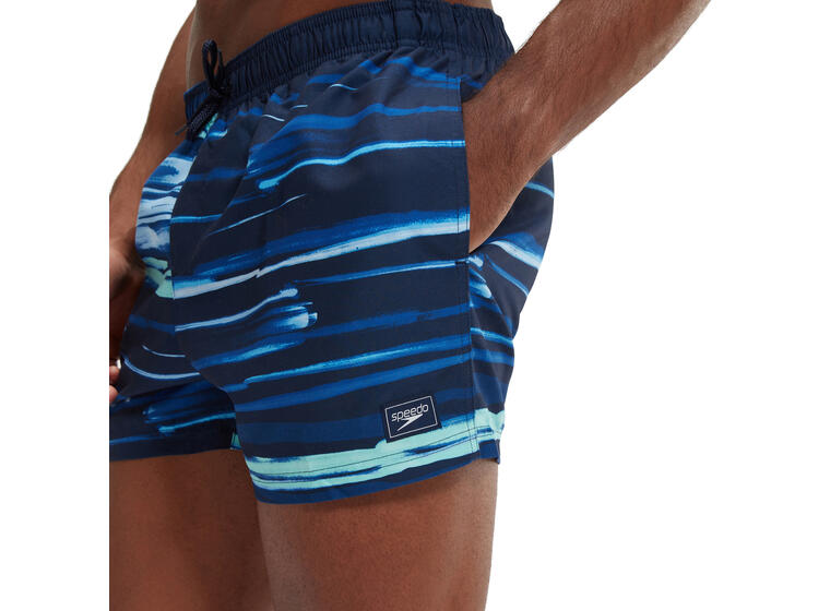 Printed Leisure 14 Badshorts S Speedo | Blå | ECO Poly 