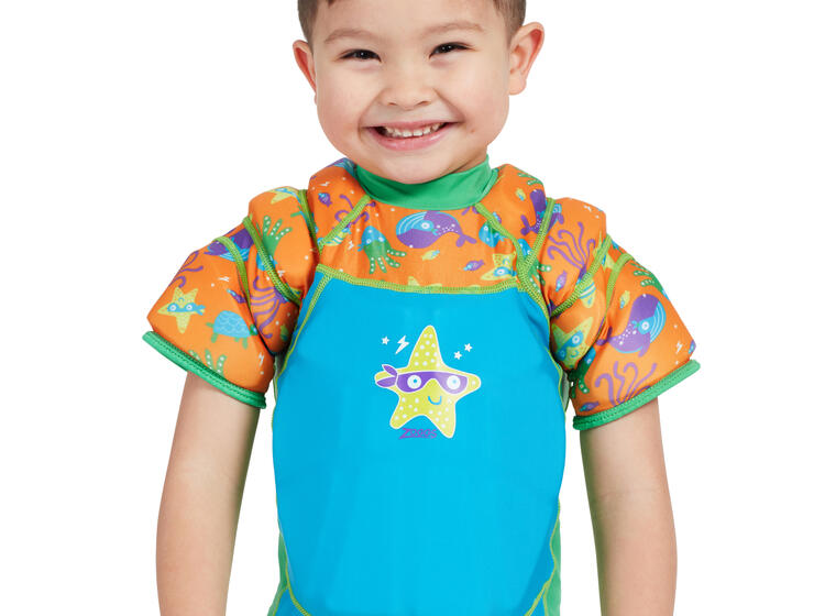 Simdräkt Super Star 2-3 år Zoggs | 15-18 kg | UPF 50+ 