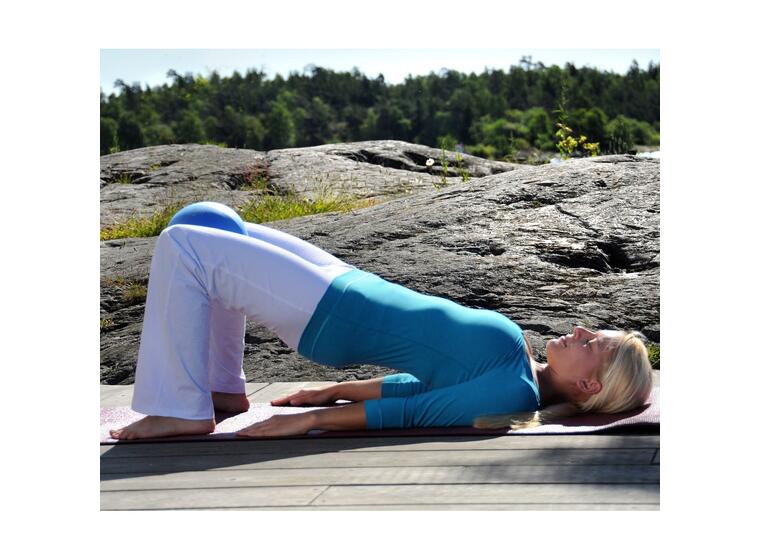 Sissel Pilates Softboll 22 cm | Blå pilatesboll 