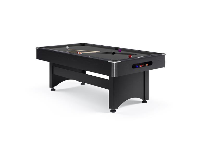Biljardbord Galant Black Edition 8 fot Grön spelduk | Spelfält 224x112 cm