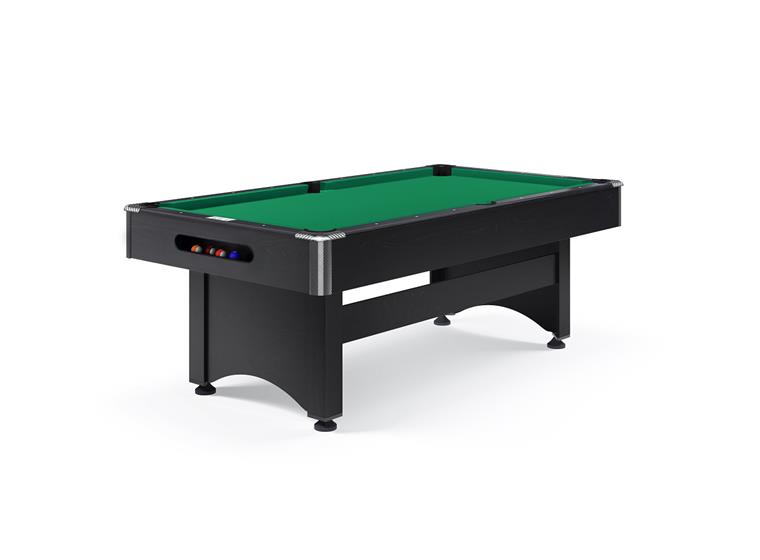 Biljardbord Galant Black Edition 8 fot Grön spelduk | Spelfält 224x112 cm