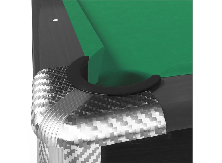 Biljardbord Galant Black Edition 8 fot Grön spelduk | Spelfält 224x112 cm
