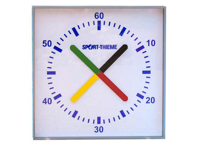 Paceklocka Prima Super | 4 visare För simhallar | 90 x 90 cm 