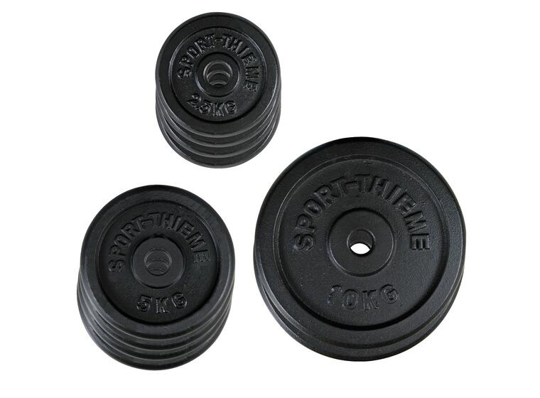 Viktkivor | gjutjärn|  50 kg | 30mm 4x2,5kg | 4x5kg | 2x10 kg 