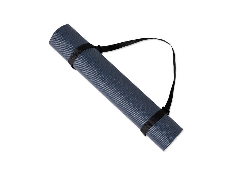 Yogatillbehör med bärrem Yogamatta Svart rem i nylon 