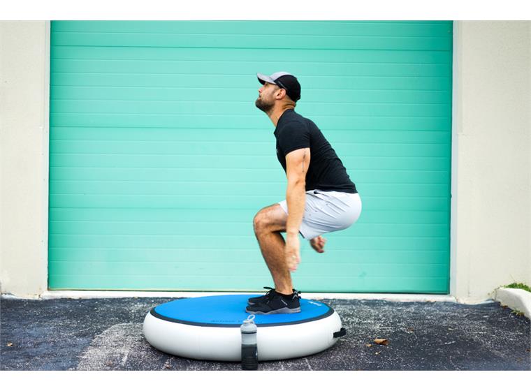 AirTrack | AirSpot Minitrampoline Set med 3 st. | Med pump