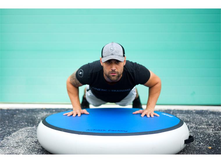 AirTrack | AirSpot Minitrampoline Set med 3 st. | Med pump