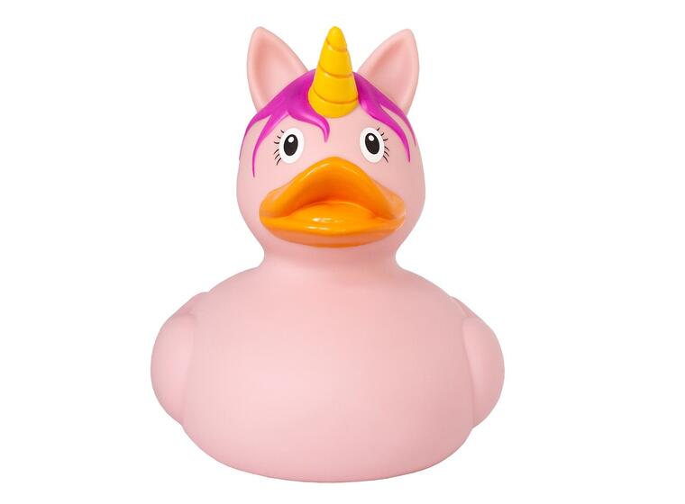 Badanka Enhörning stor | 23 cm Extra stor badanka | Rosa 