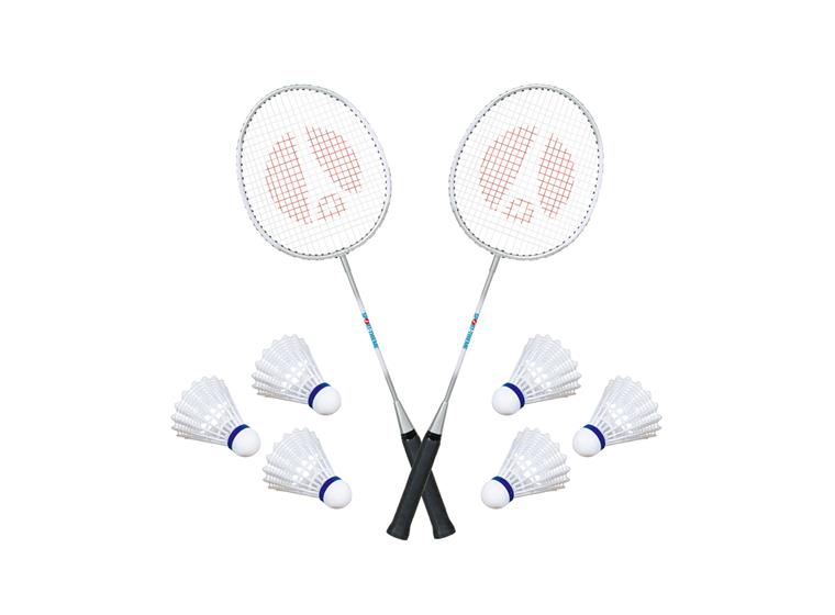 Badmintonset Fritid 2 rack | 6 st bollar
