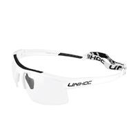 Innebandyglasögon Unihoc Energy Senior Skyddsglasögon | vit / svart