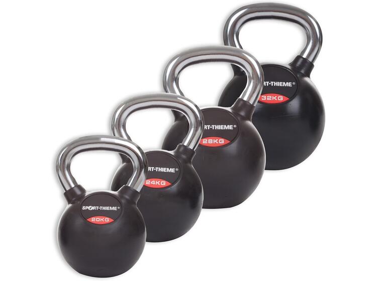 Kettlebell Sport-Thieme Gummerade | 4 st 20 till 32 kg 
