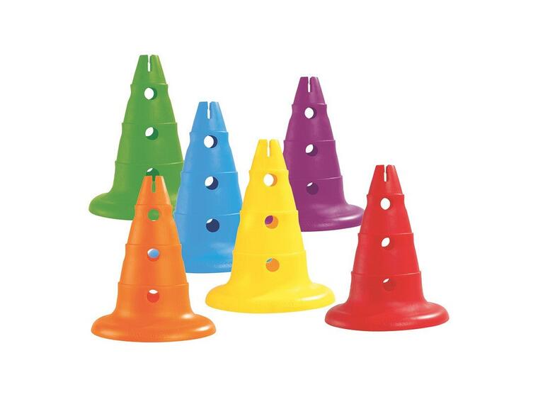 Koner med hål 6 st | 32 cm Tål sträng kyla 