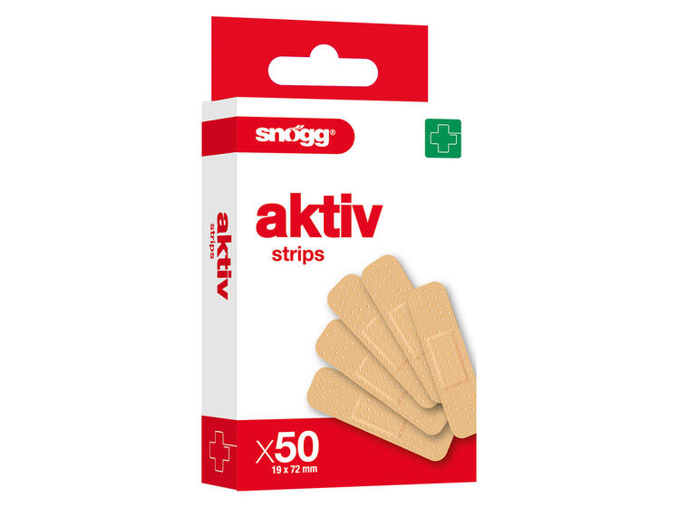 Plåster AKTIV Strips 50 plåster som andas 