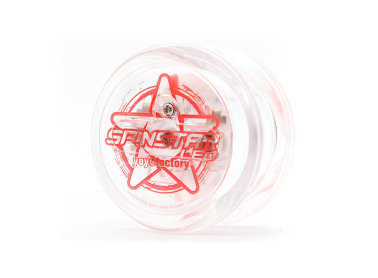 Spinstar LED Yoyo | Röd Jojo | Nybörjare | Responsiv 