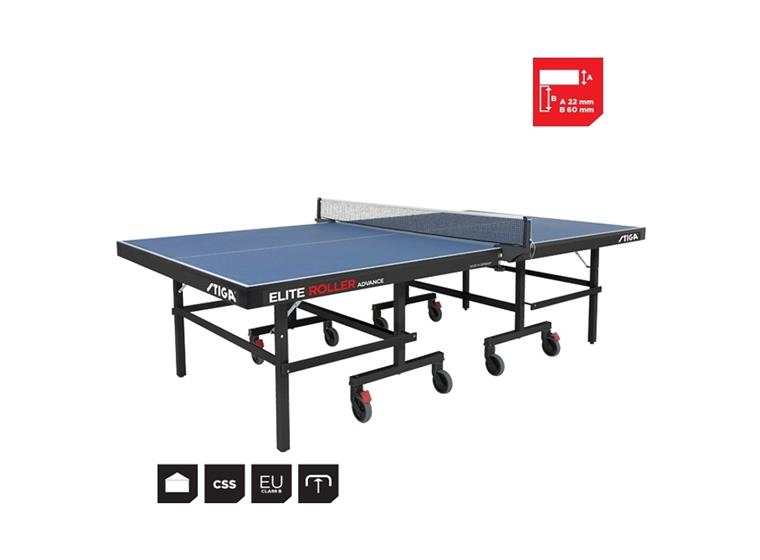 Bordtennisbord Stiga Elite Roller m/nett Fritid | Skola | Innomhusbruk