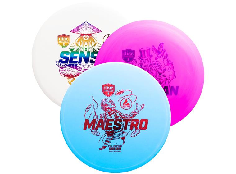 Disc Golf starter set Discmania Komplett set til frisbeegolf